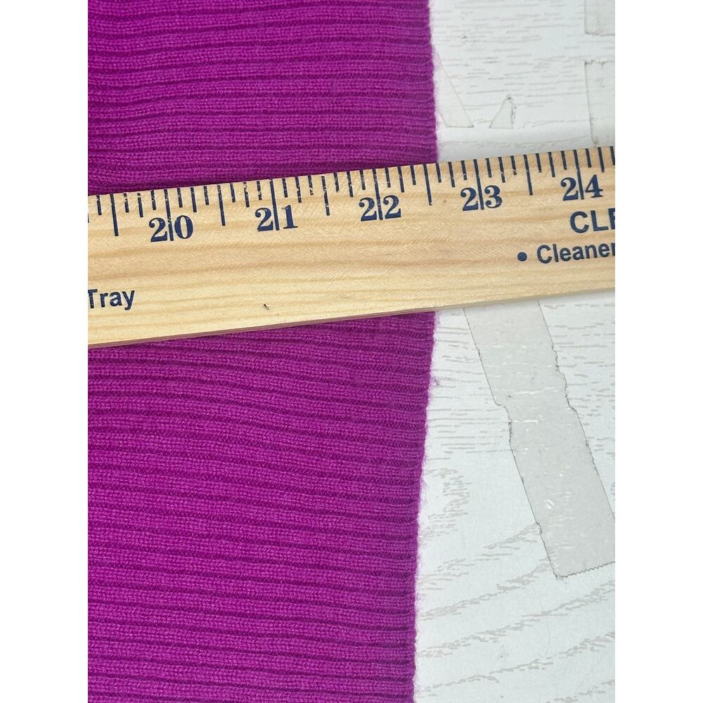 Chinti & Parker Purple Wool Cashmere Sweater Size S Soft Luxury Basics Crewneck - Picture 7 of 8